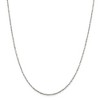 Black Bow Jewelry 1.8mm, Sterling Silver D/C Twisted Solid Serpentine Necklace - 3 of 4