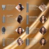 Dryhsip 8-in-1 Foldable Hot Air Styler, High-Speed Hair Dryer Brush with 7 Attachments, Negative Ion, 3 Heat/Speed Settings, Travel-Friendly, Gray - 2 of 4