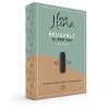 Memoi Women's Love Luna 5-Layer Reusable Snap-On Super Pad Black One Size - 3 of 4