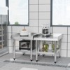 ROVSUN 24" x 30" Stainless Steel Equipment Stand with Adjustable Undershelf, Grill Stand Table for Restaurant Home - 3 of 4