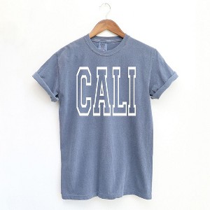 Simply Sage Market Women's Cali Bold Short Sleeve Garment Dyed Tee - 1 of 2