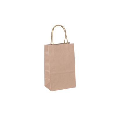 XSmall Solid Natural with White Polka Dots Gift Bag - Spritz™