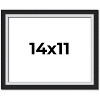 PosterPalooza | Photo Size Flat Silver Picture Frame - UV Acrylic, Foam Board Backing, Hanging Hardware - 2 of 4