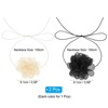 Unique Bargains Prom Wedding Adjustable Delicate Fabric Camellia Choker Necklace 82.68" - 2 of 4