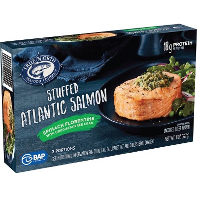 True North Atlantic Salmon Spinach Florentine - Frozen - 8oz