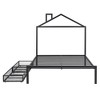 CAVINAS  Platform Bed,Metal Bed Frame with House-Shaped Headboard Design for Bedroom,No Box Spring Needed - 4 of 4