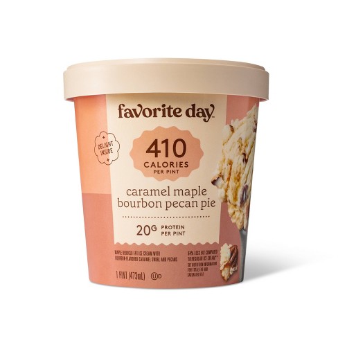 Reduced Fat Caramel Maple Bourbon Pecan Pie Ice Cream - 16oz - Favorite Day™ - image 1 of 3