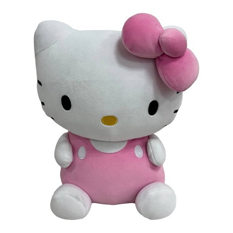 Детские мягкие игрушки Hello Kitty Sanrio Hello Kitty 3lb Weighted Cuddle Pillow Buddy Soft Plush and Cozy Pillow for Comfort