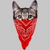 Men's Design By Humans Gangster Cat By clingcling T-Shirt - 2 of 4