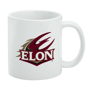 Elon University Secondary Logo Ceramic Coffee Mug Novelty Gift Mugs for Coffee Tea and Hot Drinks 11oz White - 1 of 4
