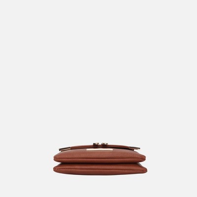 MKF Collection Crossbody Bag Women’s Multi Compartment Vegan Leather, Valeska | MKF Collection by Mia K - Cognac — фото 6