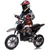 36V Kids Ride On Dirt Bike, Electric Off Road Motorcycle with 500W Brushed Motor, Fast Speed Up to 15.5 Mph, Max Load 175 Lbs, Led Light - 2 of 4