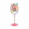 Lolita Glassware 9.0 Inch My Hearts-A-Swirl Valentines Wine Love Wine Glasses - 3 of 3