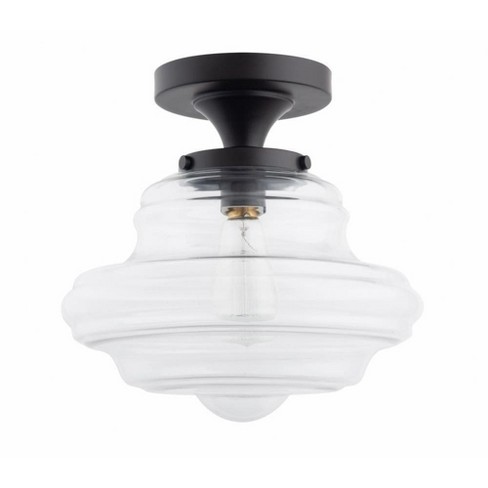 Brio Lighting Solaria 1 - Light Semi-Flush Mount in  Dark Brown - image 1 of 4