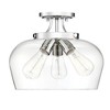 Savoy House Octave 3 - Light Semi-Flush Mount in  Polished Chrome - 3 of 4
