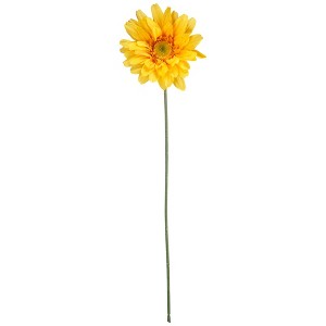 Allstate Floral Artificial Gerbera Daisy Floral Stem Spray - 27" - Yellow - 1 of 4