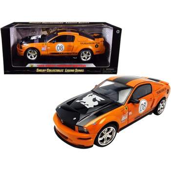 2008 Ford Shelby Mustang #08 "Terlingua" Orange & Black "Shelby Collectibles Legend" 1/18 Diecast Model by Shelby Collectibles