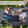 Outdoor Rugs Modern Plastic Straw Rugs, Waterproof Patio Modern Border Camping Carpet, Lightweight Reversible Floor Mats - 4 of 4