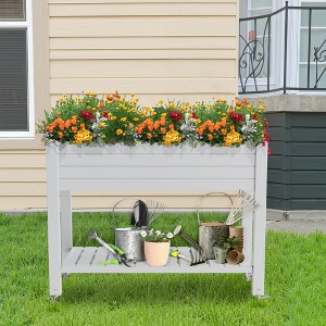 Mayeerty Freestanding Raised Garden Bed with 21Gal Potting Soil Include 3.3Gal Capacity of Water Storage Area - 1 of 4