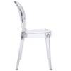 Entreat Dining Side Chair Clear - Modway: Polycarbonate, Spot/Wipe Clean, No Assembly, 330lb Capacity - 3 of 4