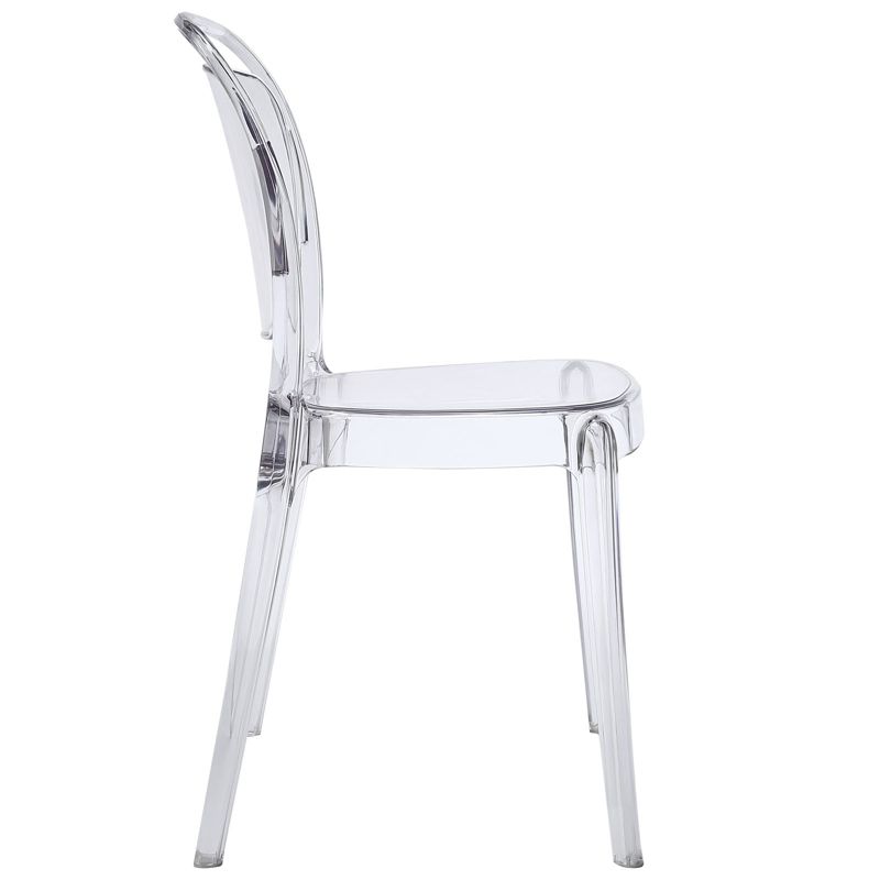 Entreat Dining Side Chair Clear - Modway, 4 of 7