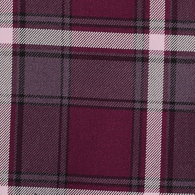 burgundy/gray plaid