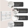Narrow Large Shoe Storage Cabinet – 4 Flip Drawers, Freestanding Hidden Shoe Rack with Wooden Legs - 4 of 4