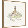 Amanti Art Farmhouse Easter VI Bunny by Tara Reed Canvas Wall Art Print Framed 22-in. W x 22-in. H. - 3 of 4