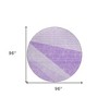 Lavender And Purple Geometric Washable Indoor Outdoor Area Rug - 3 of 4