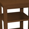 HomeRoots 28" Brown Solid Wood Nightstand - 4 of 4