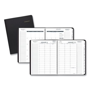 Triple View Weekly Vertical-Column Format Appointment Book, 11 x 8.25, Black Cover, 12-Month (Jan to Dec): 2026 - 1 of 4