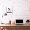 Stupell Industries Pink Bow & Dog Bookstack Black Framed Giclee Art - 2 of 4