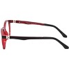 NY Eye Enhance Kids Reading Glasses Glossy Matte Black/Crystal Clear EN4119 46mm - 3 of 4