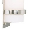 Minka Lavery Modern Wall Light Sconce Brushed Nickel Hardwired 6 3/4" Fixture Etched Opal Glass Shade for Bedroom Bathroom Vanity - 4 of 4