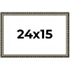 PosterPalooza | 24x15 Wood Antique Frame with UV Acrylic, 4 Finishes: Bronze, Gold, Silver, and Black - 2 of 4