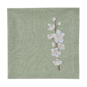 Split P Cherry Blossom Green Floral Napkin Set of 4 20" X 20" - 1 of 4
