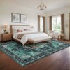 Area Rugs for Living Room, Non-Slip Soft Washable Rug with Vintage Medallion Pattern, Rug for Ding Room Home Office - 2 of 4