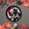 Sinister Santa Clown Ceramic Ornament, Eerie Christmas Decoration for Halloween Tree| OrnamentallyYou - 4 of 4