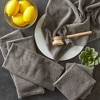 Design Imports 6pk Microfiber Essential Dishtowels Gray: Kitchen Towels, Microfiber Dishcloth, Solid Pattern, 15.75"x23.5" - 2 of 4