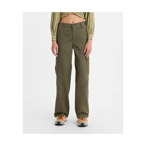 Levi's® Women's Mid-rise 94's Baggy Jeans - Olive Cargo 29 : Target