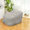 NicBex Classic Bean Bag Chair for Adults Giant Bean Bag Chair Comfy Floor Chair Sofa Chair with Foam Filler for Living Room, Bedroom - 3 of 4