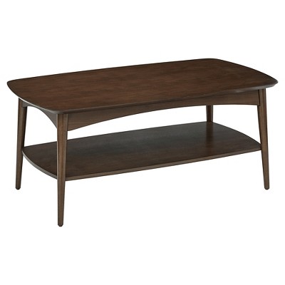 Copenhagen Coffee Table Walnut - OSP Home Furnishings