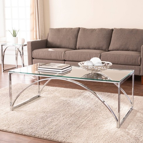 Target glass deals coffee table