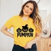Simply Sage Market Women's Pumpkin Trio Short Sleeve Graphic Tee - 2 of 4