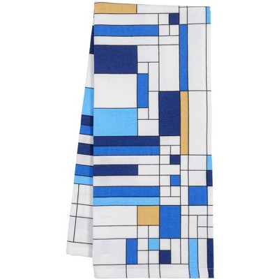 Frank Lloyd Wright Inspired Cotton Kitchen Towel Set