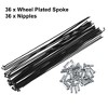Unique Bargains Bicycle Steel Spokes 36 Pcs - 4 of 4