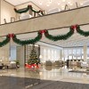 Northlight Pre-Lit Buffalo Fir Christmas Garland - 25' x 20" - Multi-Color LED Lights - 2 of 4