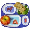 Fun, trendy dinner plates for toddlers aged 1-3. Perfect for picky eaters! Durable, portioned kids' plates ideal for toddlers and baby mealtime. - 4 of 4