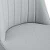 Lyngins Modern Dining Chairs with Metal Legs,Upholstered Kitchen Chairs with Curved Backrest,PU Chairs for Dining Room,Kitchen - 4 of 4