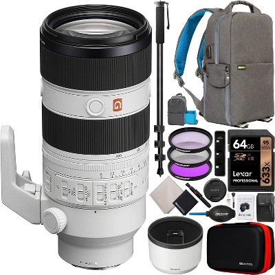 Sony FE 70-200mm F2.8 GM OSS II Full Frame Zoom Lens E-Mount SEL70200GM2 Bundle
